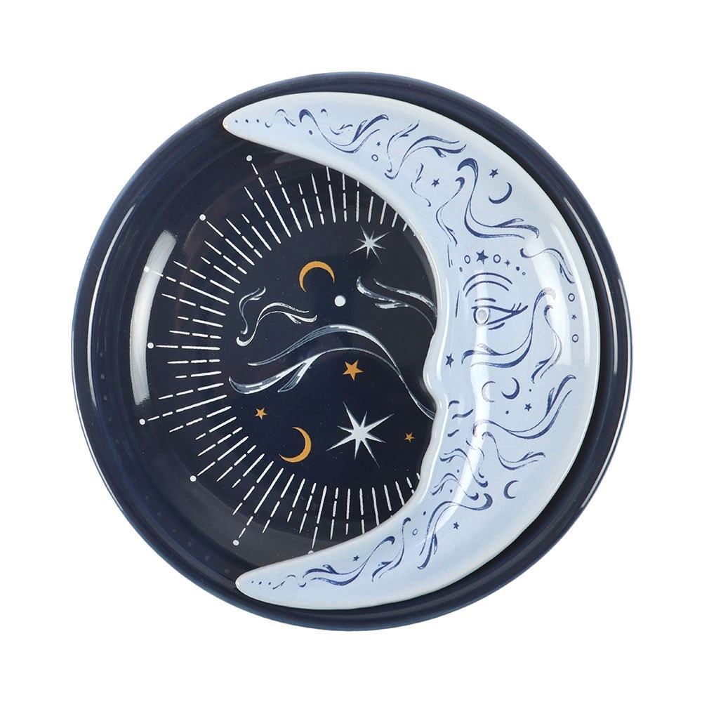 Something Different - Blue Moon Stacking Trinket dish - Blue